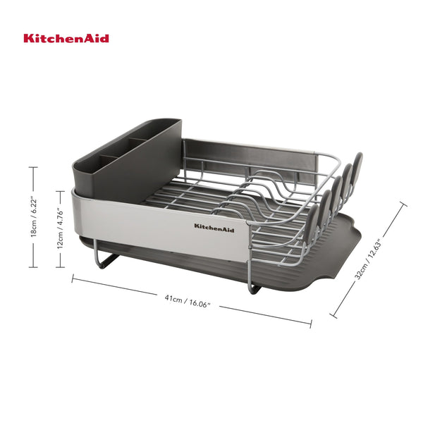 KitchenAid 3pc Sink Set with Dish Drying Rack, Board and Sink Mat image 8