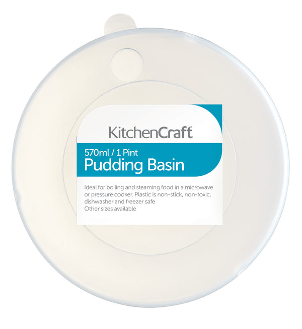 KitchenCraft Plastic Pudding Basin and Lid, 570ml image 3