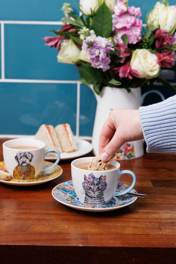 Mikasa x Tipperleyhill Teacups and Saucers, Set of 2, 240ml image 7