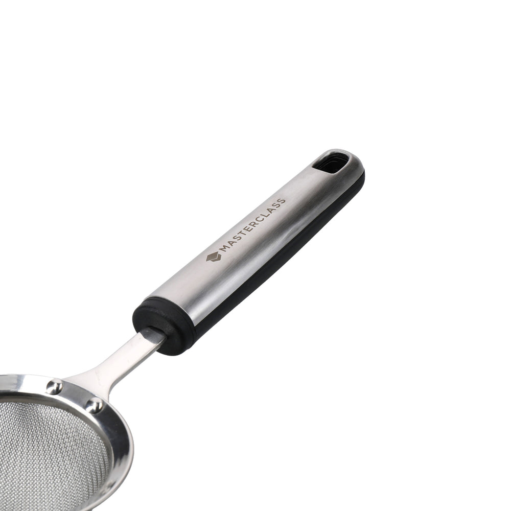 MasterClass Soft Grip Stainless Steel Sieve - 8 cm