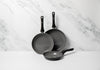 3pc Can-to-Pan Recycled Aluminium & Ceramic Frying Pan Set with 3x Non-Stick Frying Pans Sized 20cm, 24cm and 28cm image 2