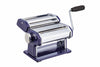 3pc Pasta Making Set with Blue Stainless Steel Pasta Maker, Round Ravioli Cutter and Square Ravioli Cutter
