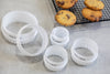 KitchenCraft Set of Seven Plastic Double Edged Biscuit / Pastry Cutters image 5