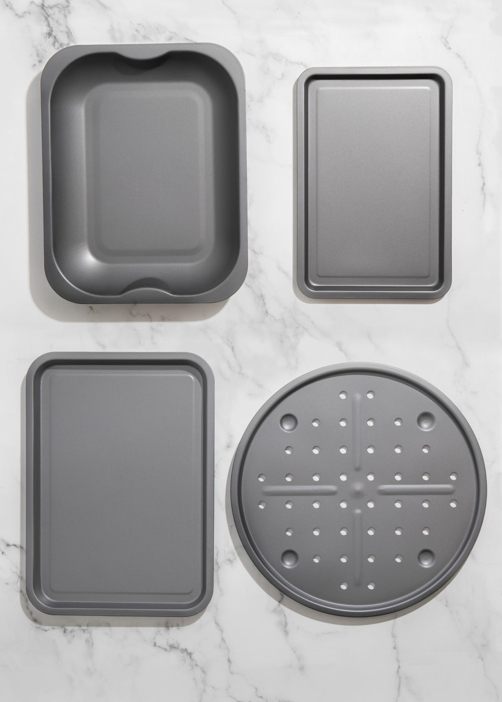 KitchenCraft 4-Piece Non-Stick Pizza and Roasting Tin Set