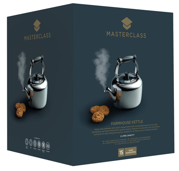 MasterClass Deluxe Farmhouse Style Heavy Duty 2 Litre Kettle image 8