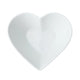 Mikasa Chalk Small Heart Porcelain Serving Bowl, 13cm, White