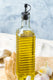 KitchenCraft World of Flavours Italian Ridged Glass Oil Drizzler