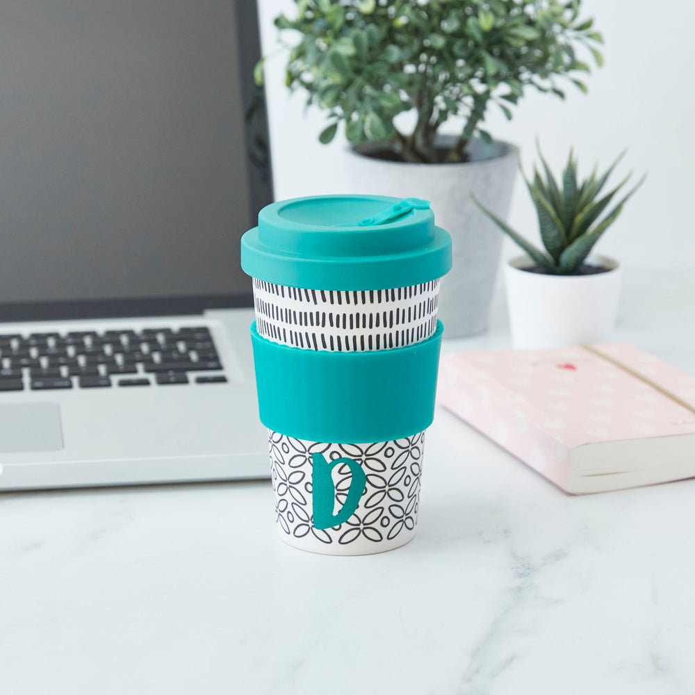 KitchenCraft 410ml Bamboo A to Z Letter 