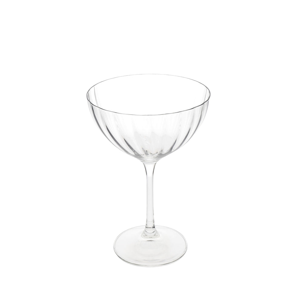Mikasa Treviso Crystal Coupe Glasses, Set of 4, 300ml