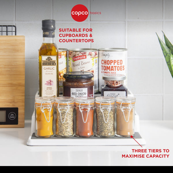 Copco Polypropylene 3-Tier 26 x 23 x 8.5cm Canned Food Organiser image 11