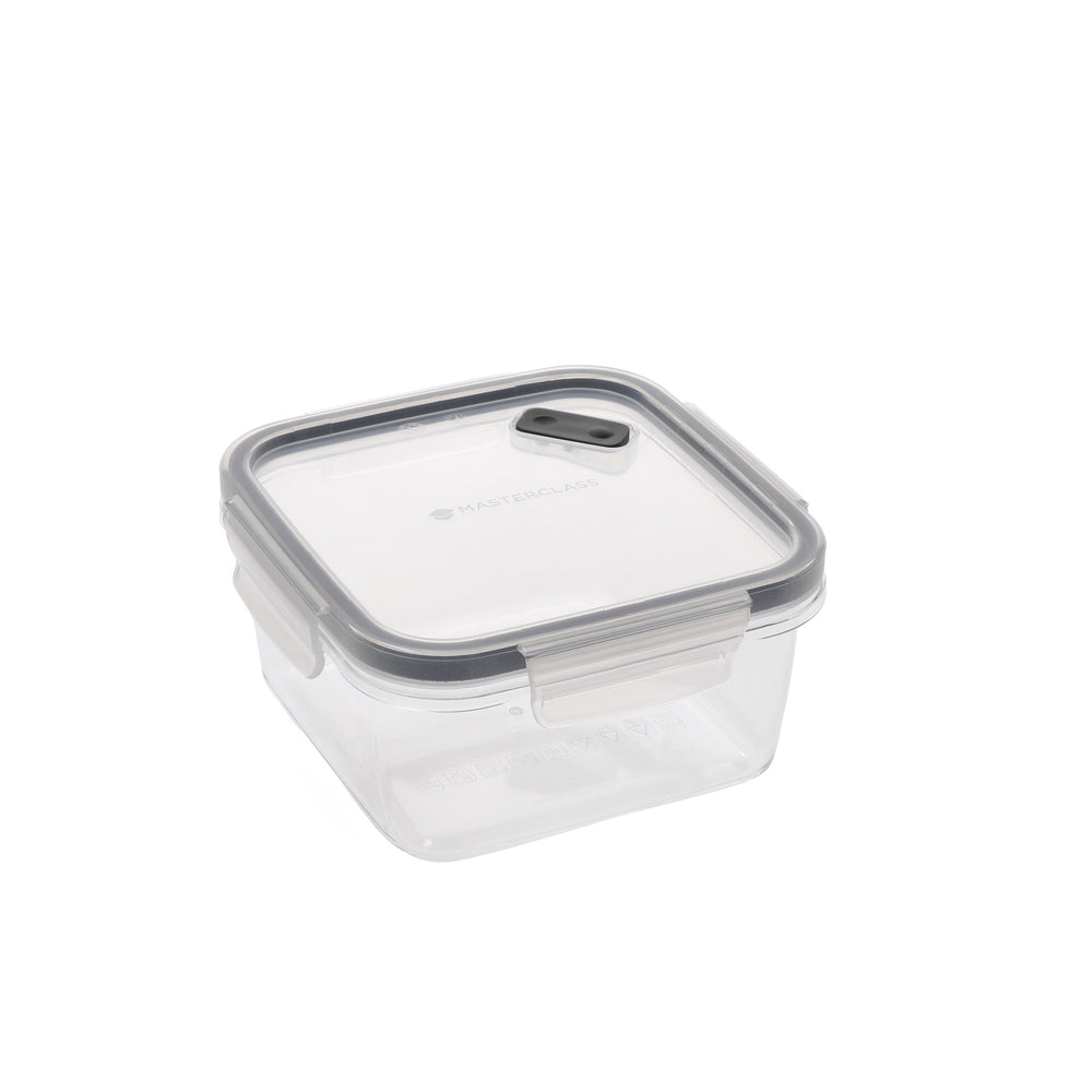 MasterClass Eco-Snap 1.4L Recycled Plastic Food Storage Container - Square