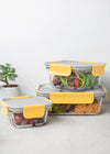 Built Stylist Glass 900ml Lunch Box with Cutlery image 7