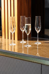 Mikasa Treviso Crystal Champagne Flute Glasses, Set of 4, 190ml image 3