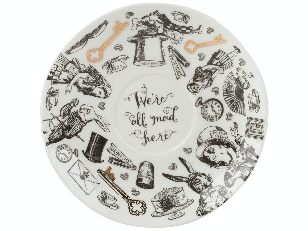 Victoria And Albert Alice In Wonderland Cup And Saucer