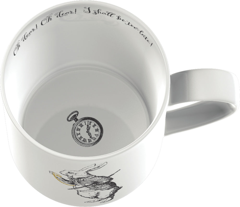 Victoria And Albert Alice In Wonderland White Rabbit Can Mug