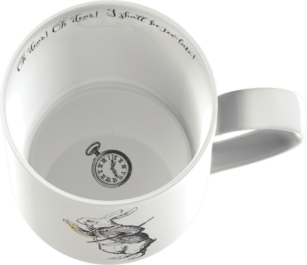 Victoria And Albert Alice In Wonderland White Rabbit Can Mug image 6