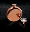 BarCraft Stainless Steel Copper Finish 140ml Hip Flask image 6