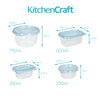 KitchenCraft BPA-Free Plastic Meal Prep Container Set, 50 Pieces image 8