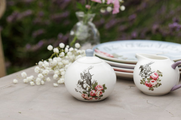Mikasa and the V&A Alice In Wonderland Bone China Sugar Bowl And Creamer, 200ml image 2