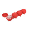Colourworks Sphere Ice Cube Moulds in Gift Box, LFGB-Grade Silicone - Red image 3
