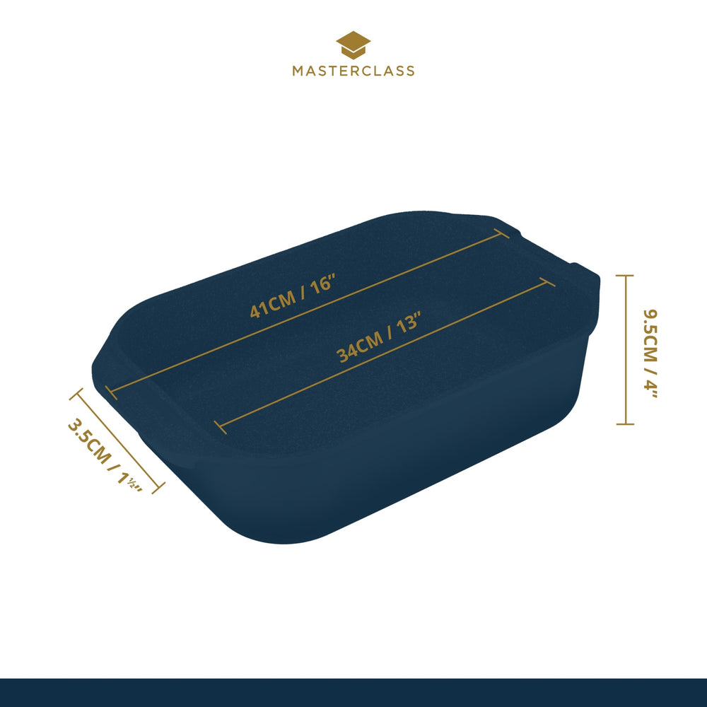 MasterClass Large Roasting Tin with Handles - Black