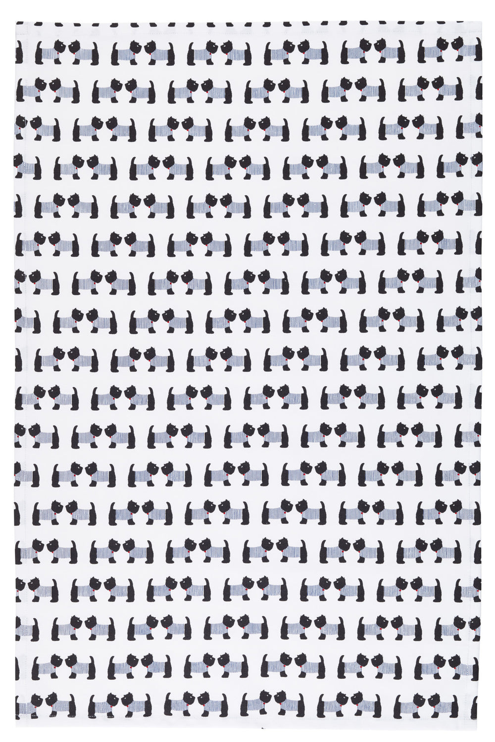 KitchenCraft Set of 2 Westie Tea Towels