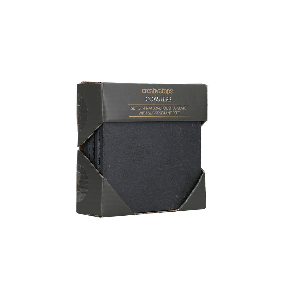 Creative Tops Naturals Pack Of 4 Slate Coasters