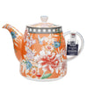 London Pottery Bell-Shaped Teapot with Infuser for Loose Tea - 1 L, Coral image 4
