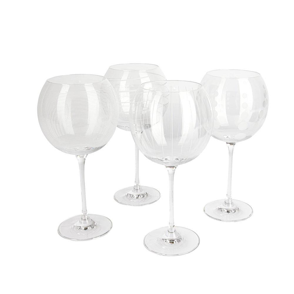 Mikasa Cheers Set Of 4 Balloon Glasses