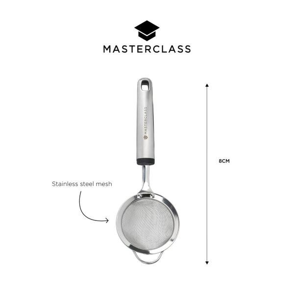 MasterClass Soft Grip Stainless Steel Sieve - 8 cm image 8