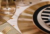 Mikasa Round Metallic Placemats, Set of 4, Gold, 38cm image 2
