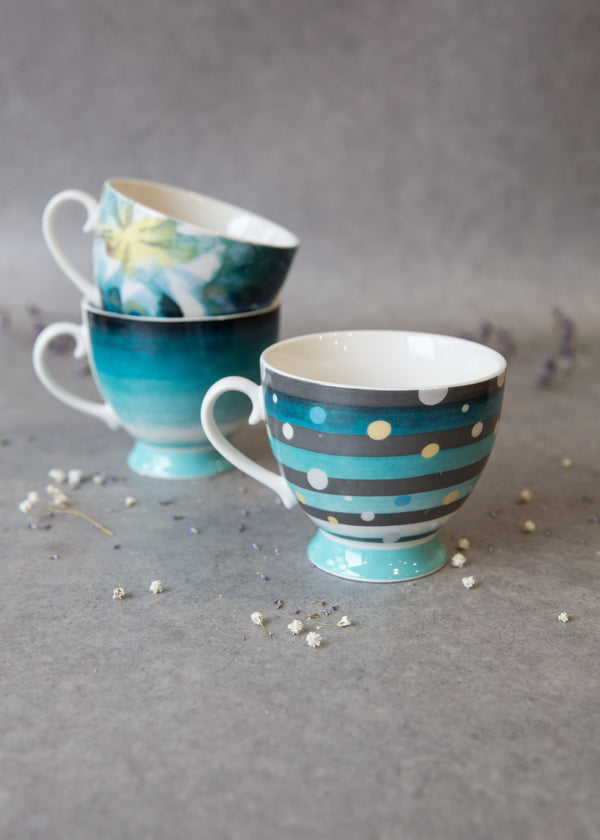 KitchenCraft China Spot Stripe Mug image 8