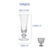 Mikasa Salerno Crystal Champagne Flute Glasses, Set of 4, 170ml image 8