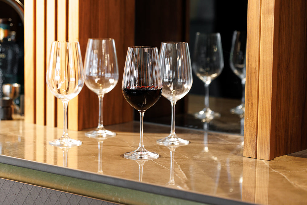 Mikasa Treviso Crystal Red Wine Glasses, Set of 4, 600ml