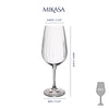 Mikasa Treviso Crystal Red Wine Glasses, Set of 4, 600ml image 7
