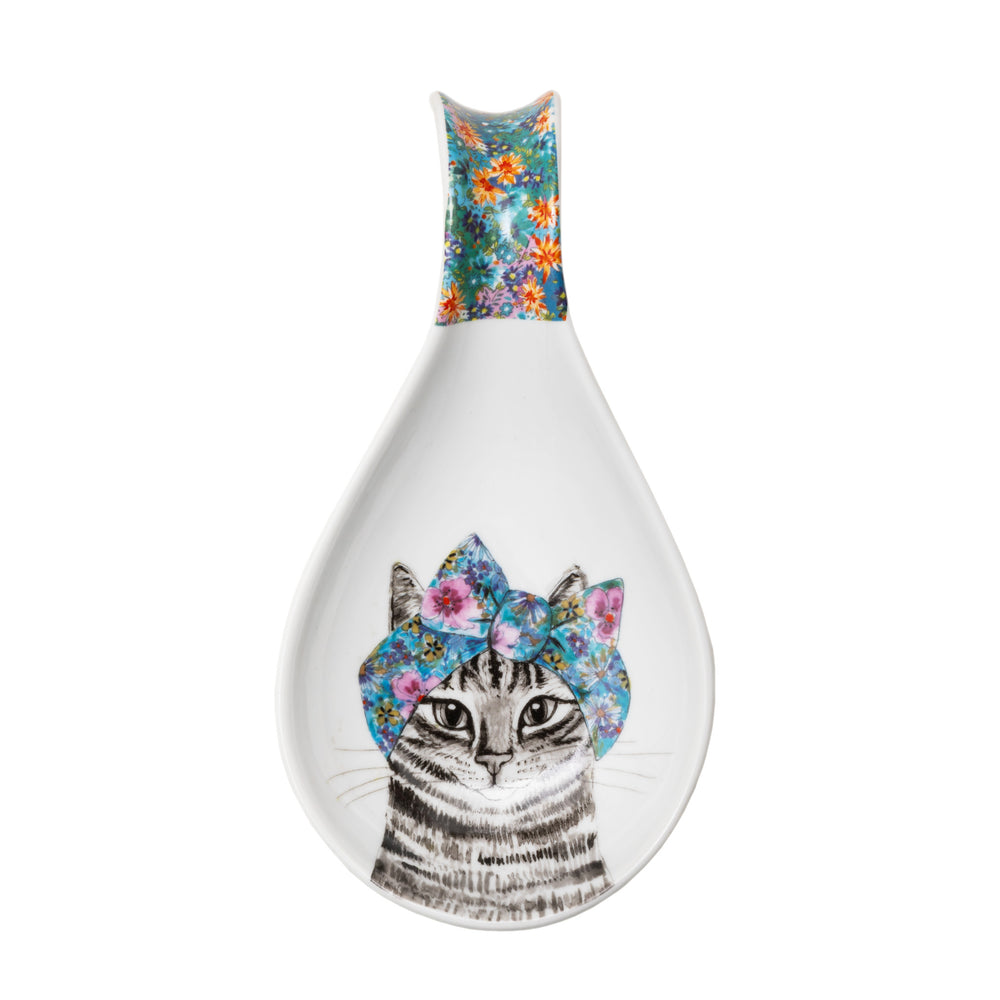 Mikasa Tipperleyhill Decorative Cat Spoon Holder, 21 x 11 x 3CM image 1