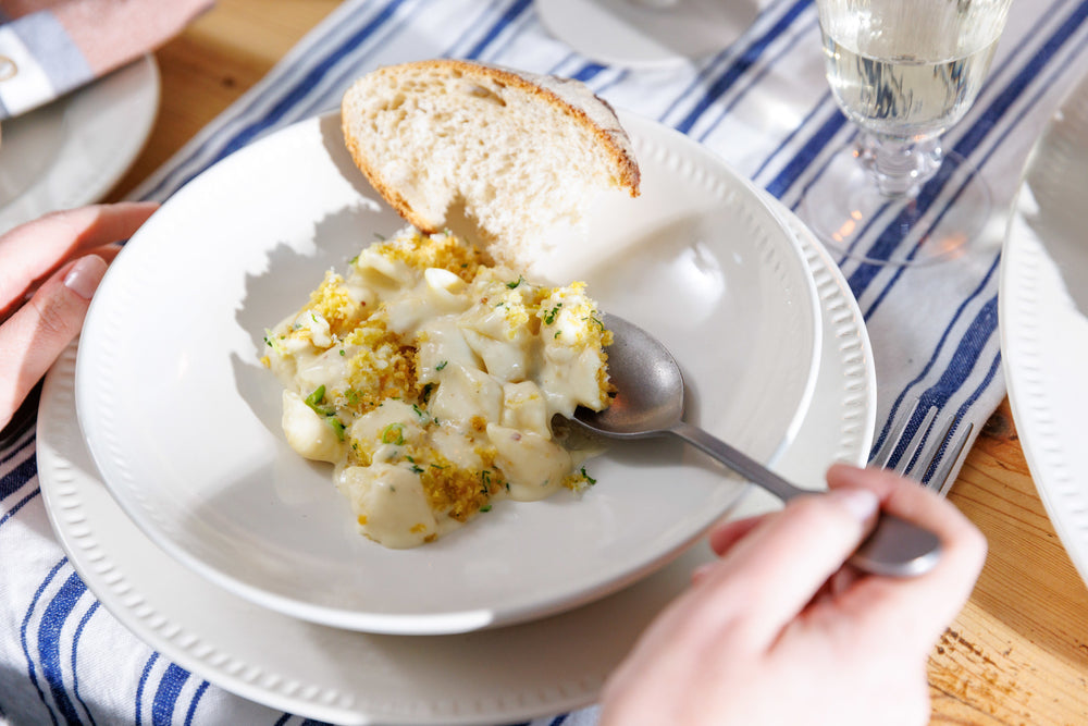 Mikasa Cranborne Stoneware Pasta Bowls, Set of 4, 24cm, Cream