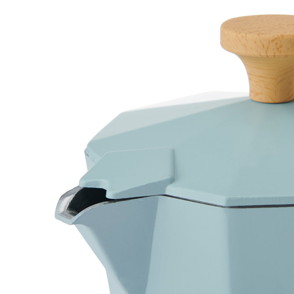 La Cafetière Espresso Pot 3 Cup, Sky Blue