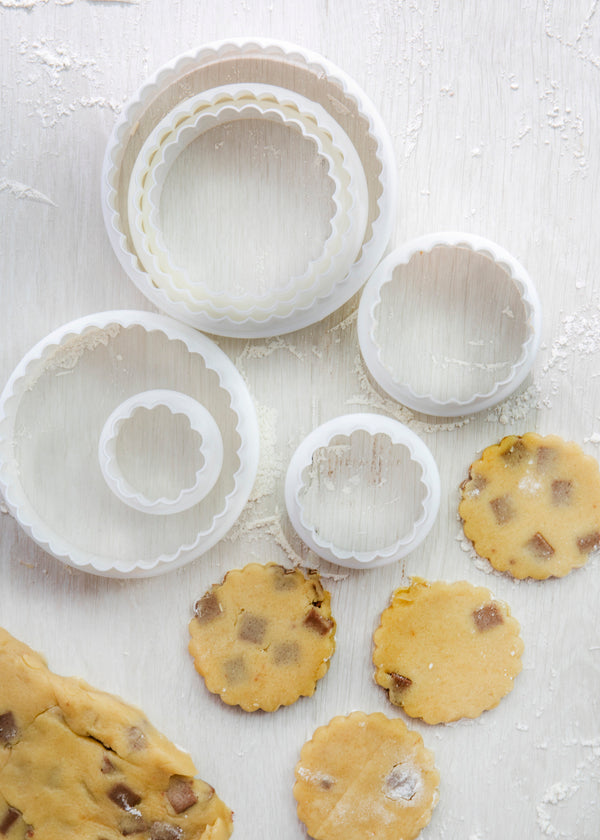 KitchenCraft Set of Seven Plastic Double Edged Biscuit / Pastry Cutters image 2