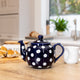 London Pottery Farmhouse 4 Cup Teapot Blue With White Spots