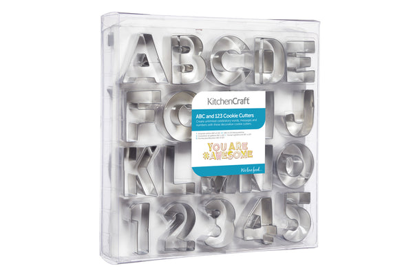 KitchenCraft ABC & 123 Cookie Cutter Set image 4