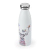 Mikasa Tipperleyhill Stag Double-Walled Stainless Steel Water Bottle, 500ml