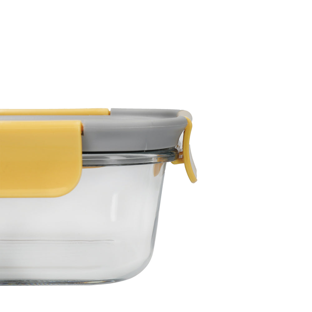 Built Stylist Glass 900ml Lunch Box with Cutlery