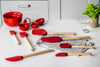 KitchenAid Birchwood Spoon Spatula with Silicone Head - Empire Red image 7