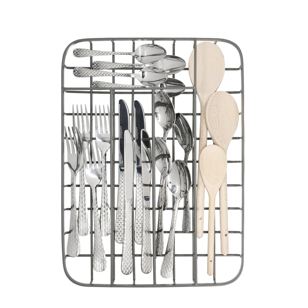 KitchenCraft Living Nostalgia Cutlery Organiser, Iron
