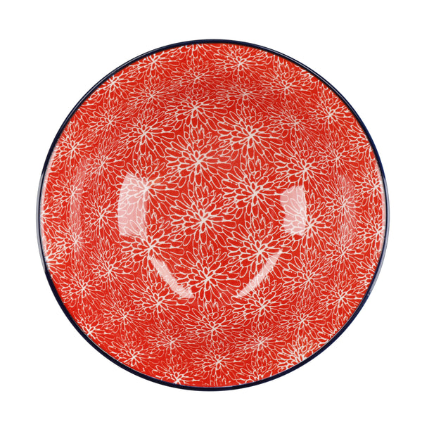 KitchenCraft Set of 4 Ceramic Cereal Bowls - 'Red and Black' Design image 10