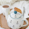 London Pottery Farmhouse Cat Teapot with Infuser for Loose Tea - 4 Cup image 10