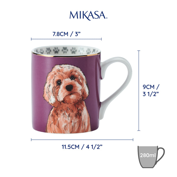 Mikasa Cockapoo Straight-Sided Porcelain Mug, 280ml image 7