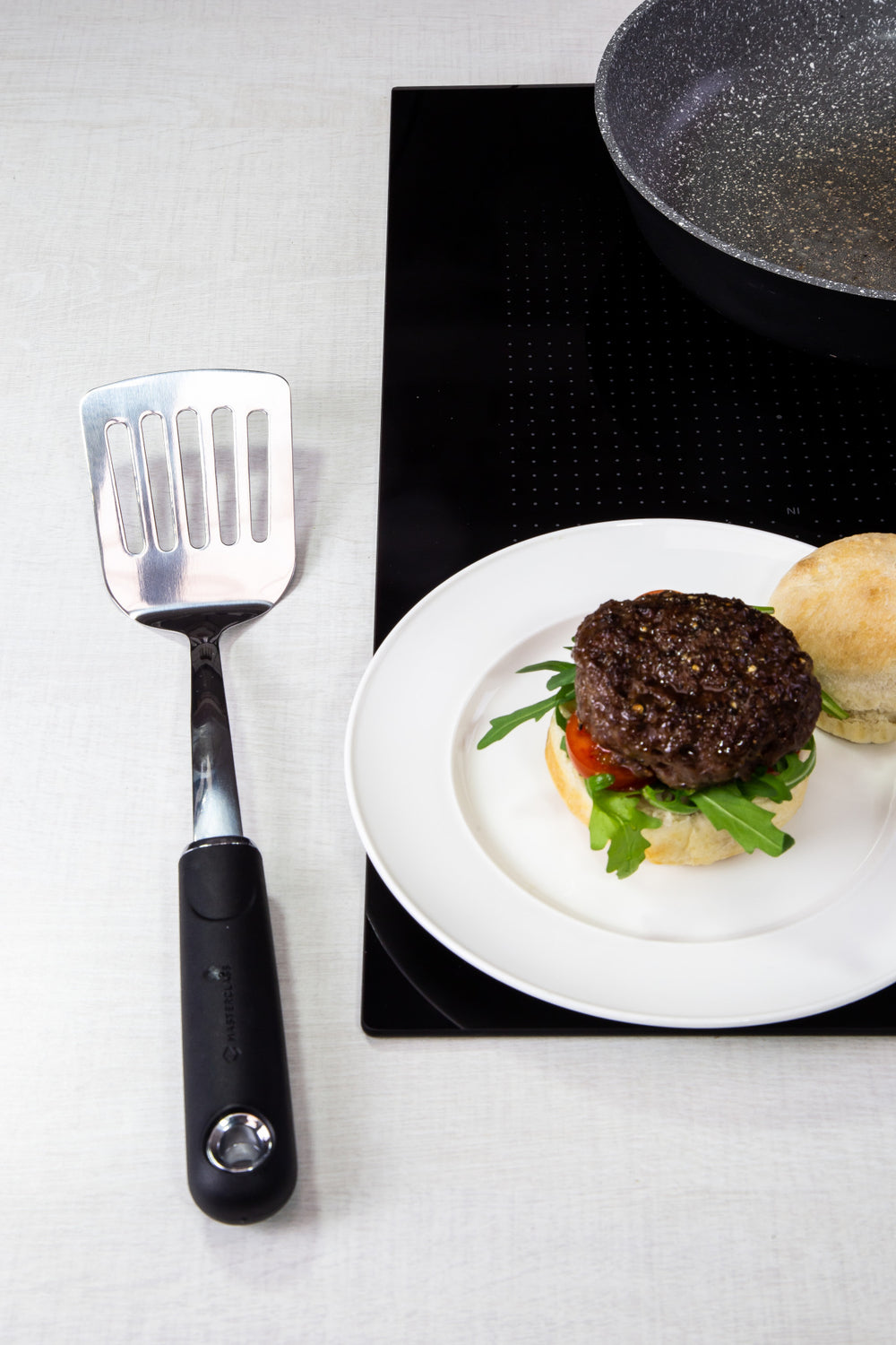 MasterClass Soft Grip Stainless Steel Slotted Turner