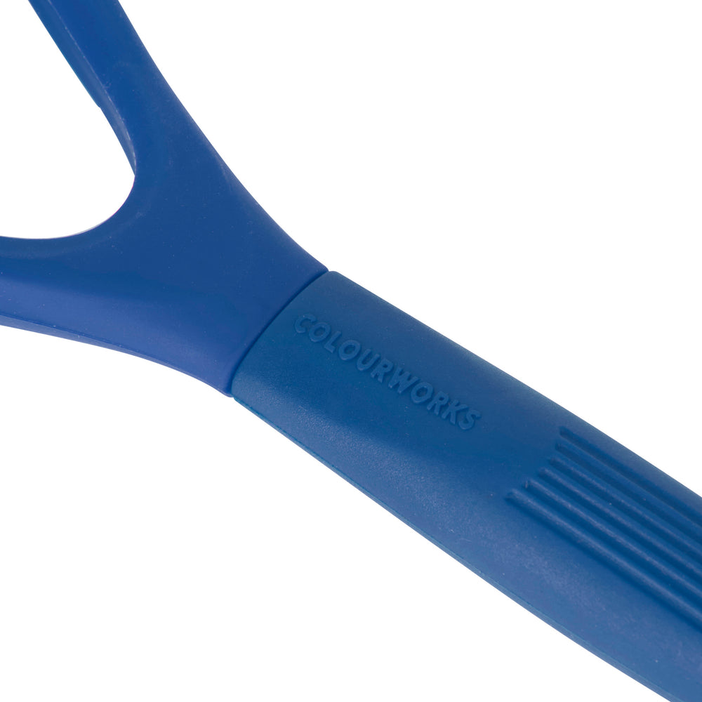 Colourworks Blue Silicone Potato Masher with Built-In Scoop
